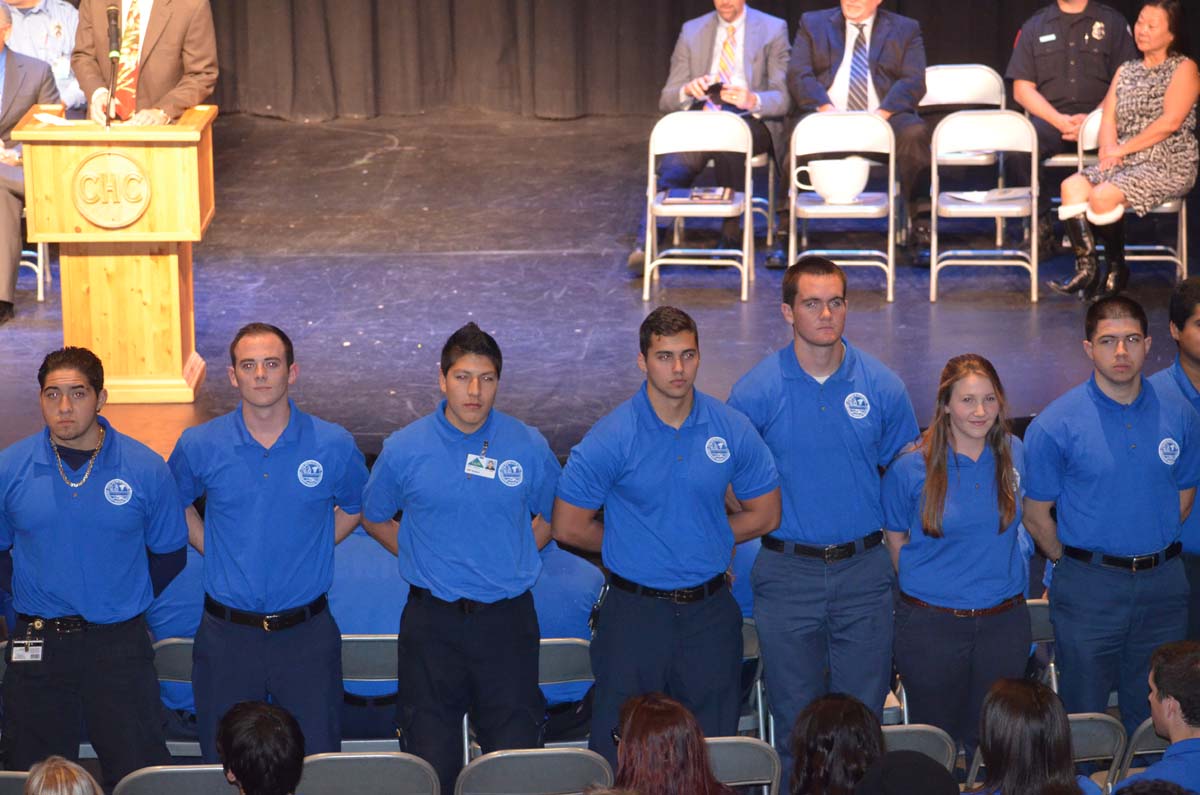 People at the EMT Graduation