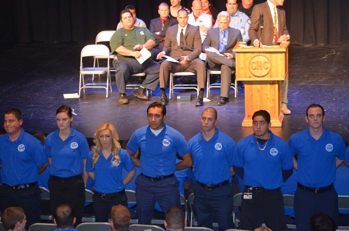 People at the EMT Graduation