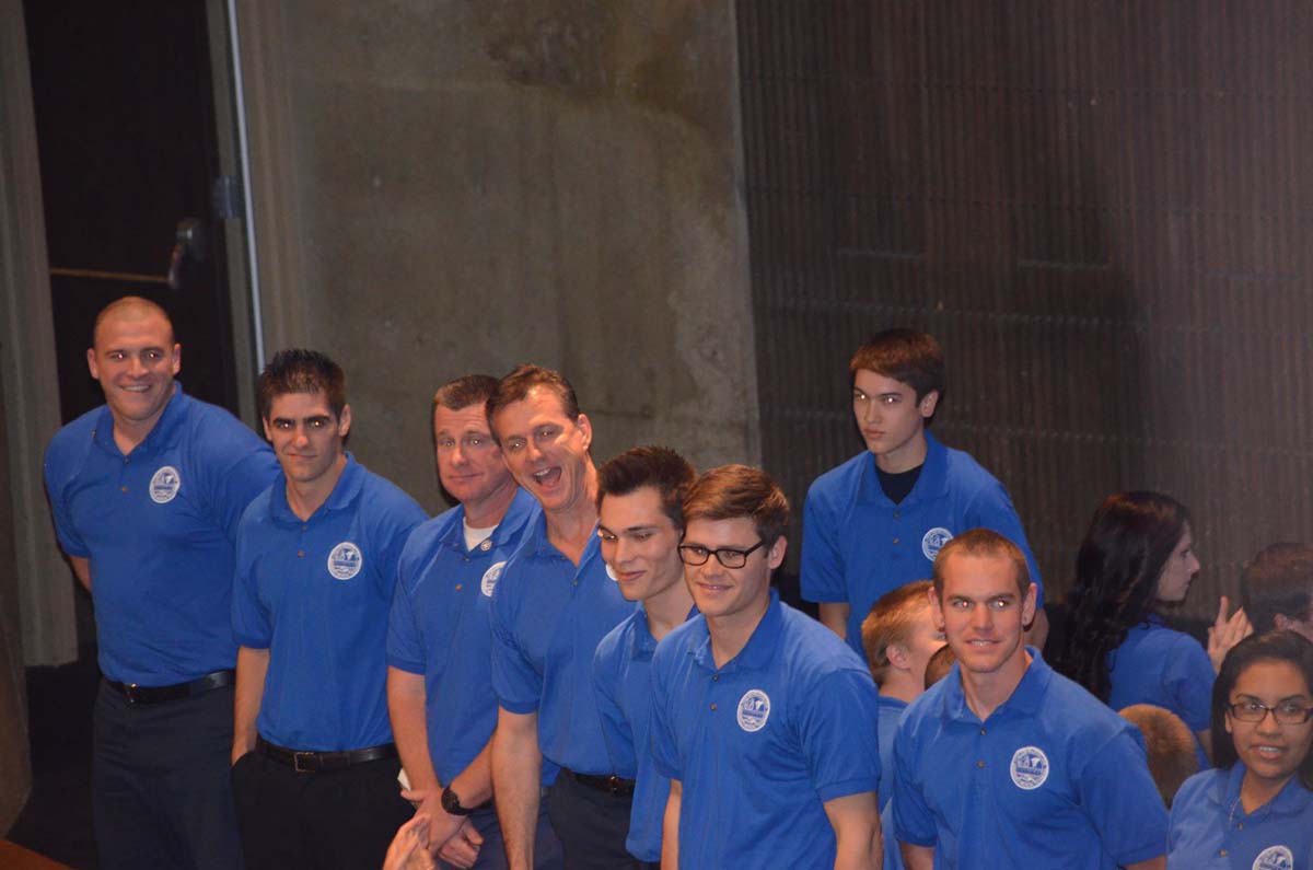 People at the EMT Graduation