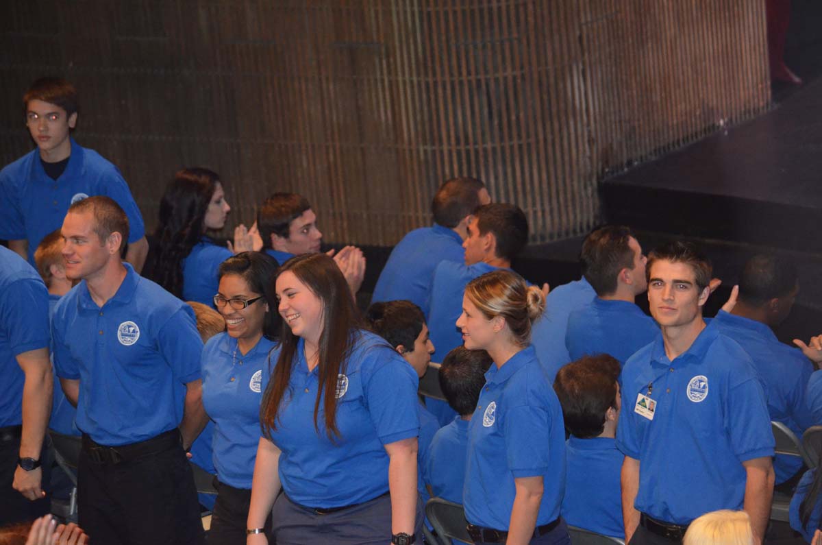 People at the EMT Graduation