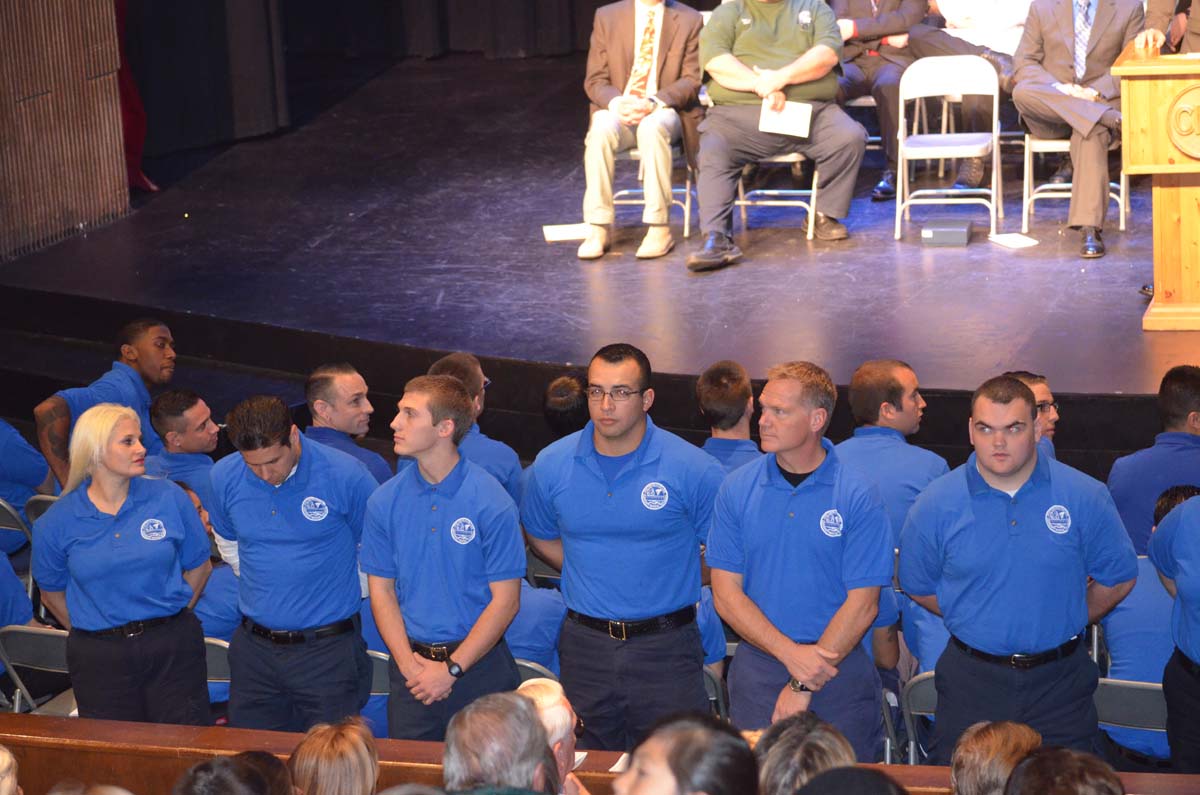 People at the EMT Graduation