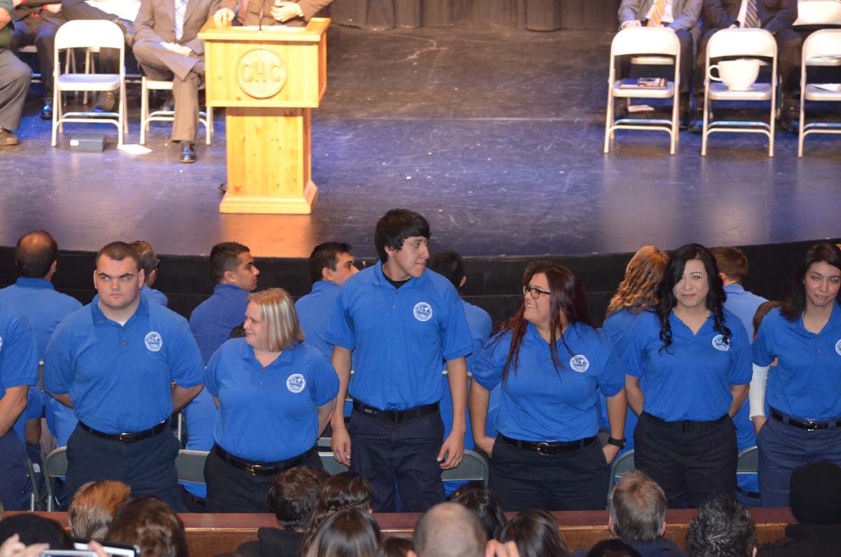 People at the EMT Graduation
