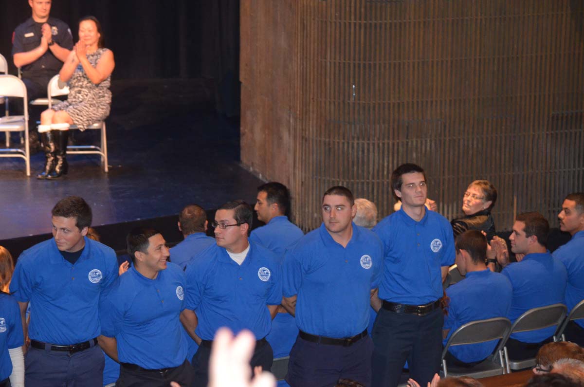 People at the EMT Graduation