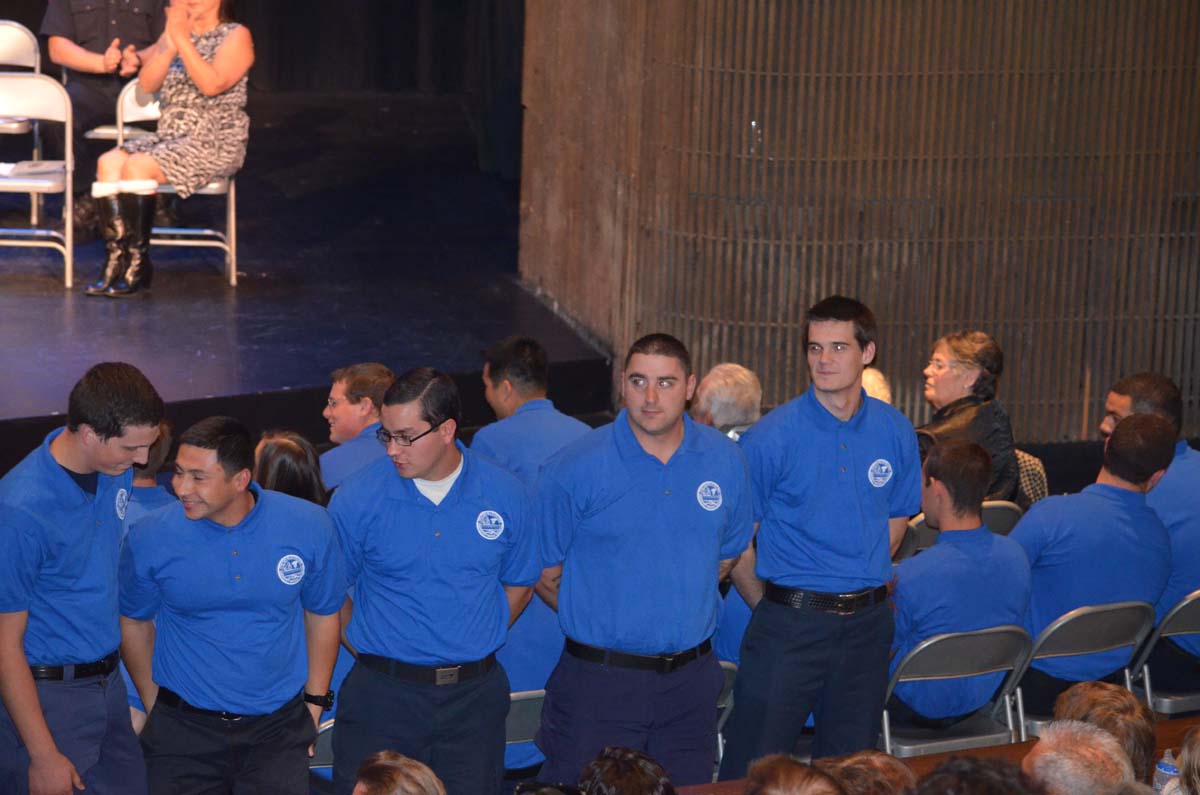 People at the EMT Graduation