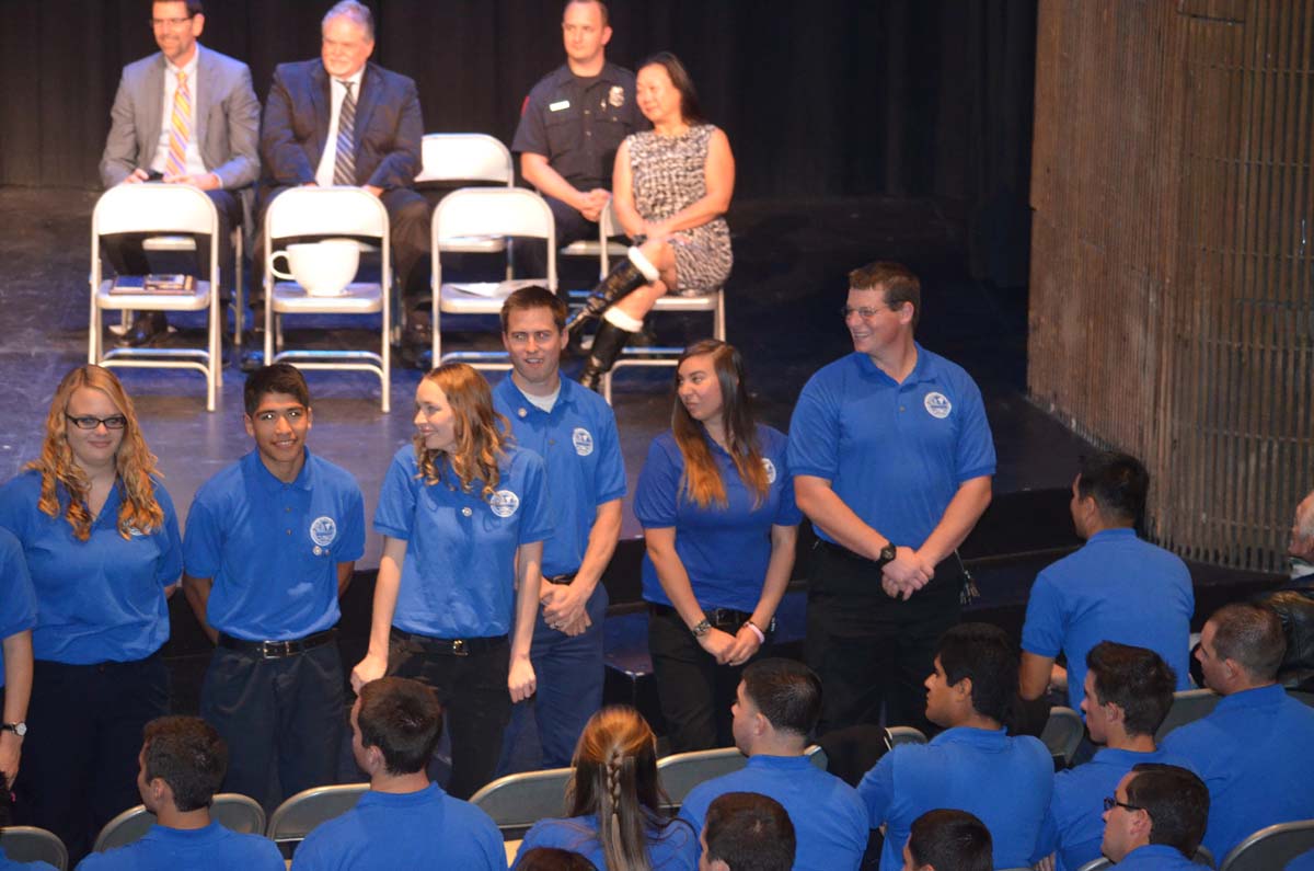 People at the EMT Graduation
