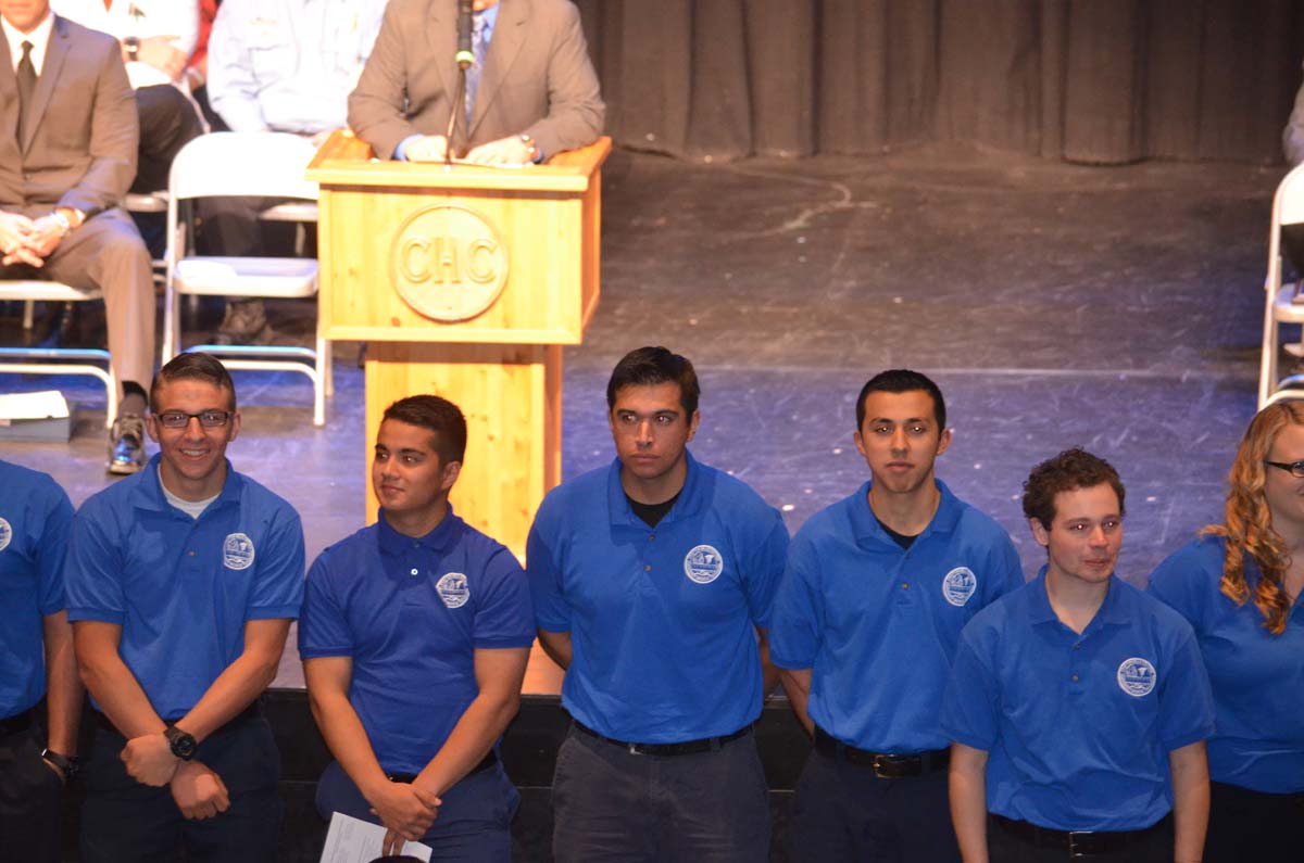 People at the EMT Graduation