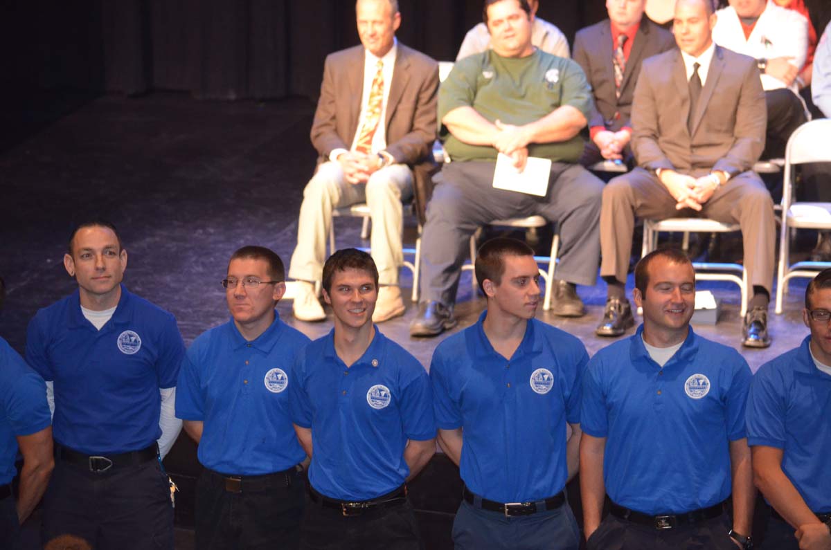 People at the EMT Graduation