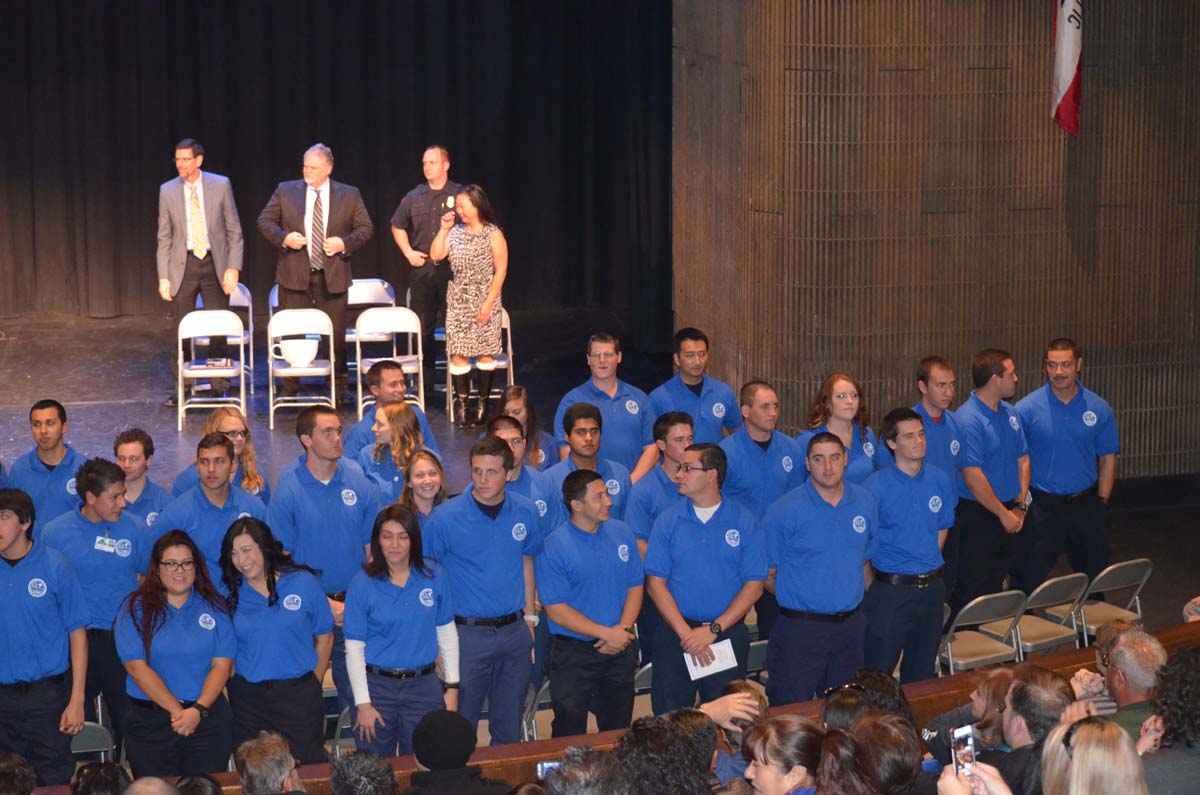 People at the EMT Graduation