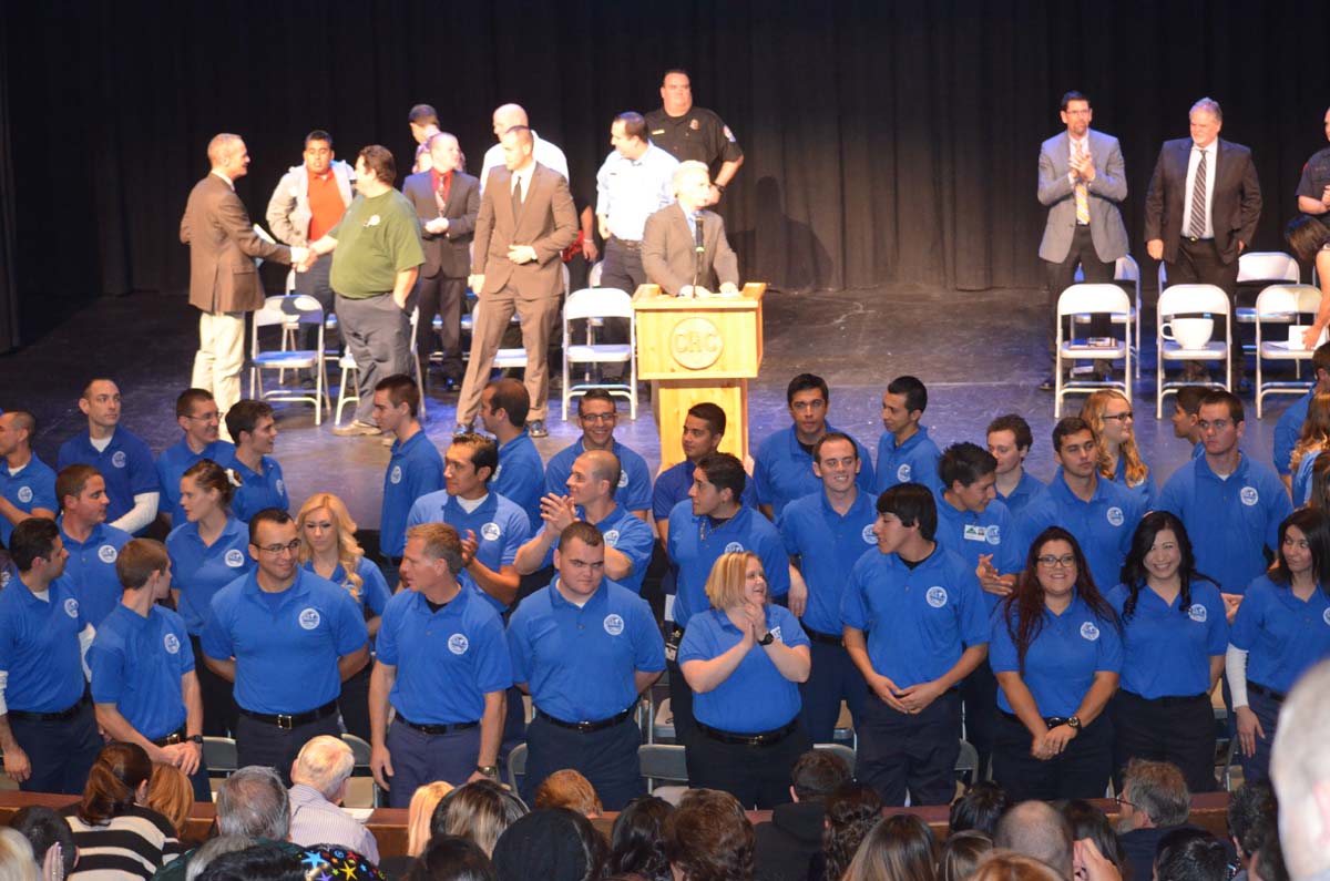 People at the EMT Graduation