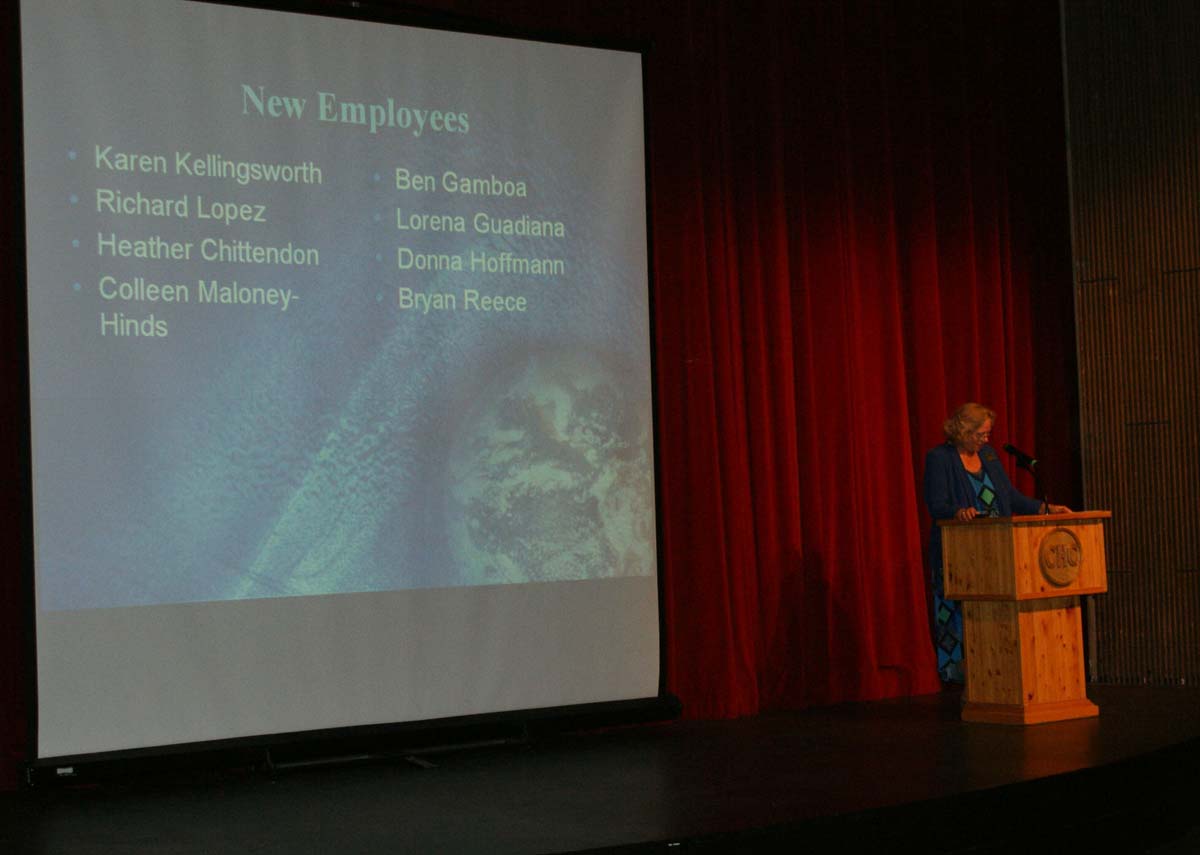 Faculty and Staff at Opening Day