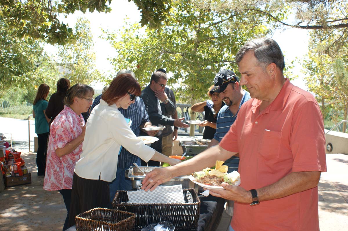 Faculty and Staff at Opening Day