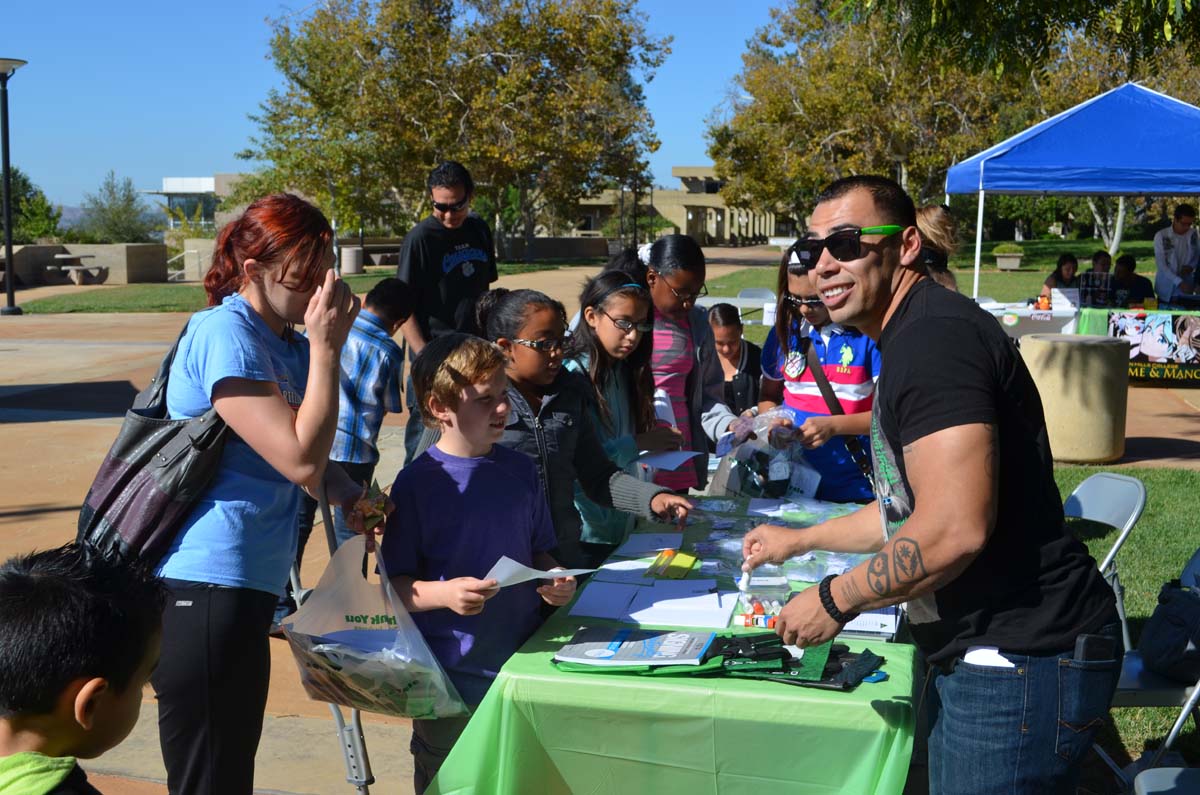 People enjoying Family Fest