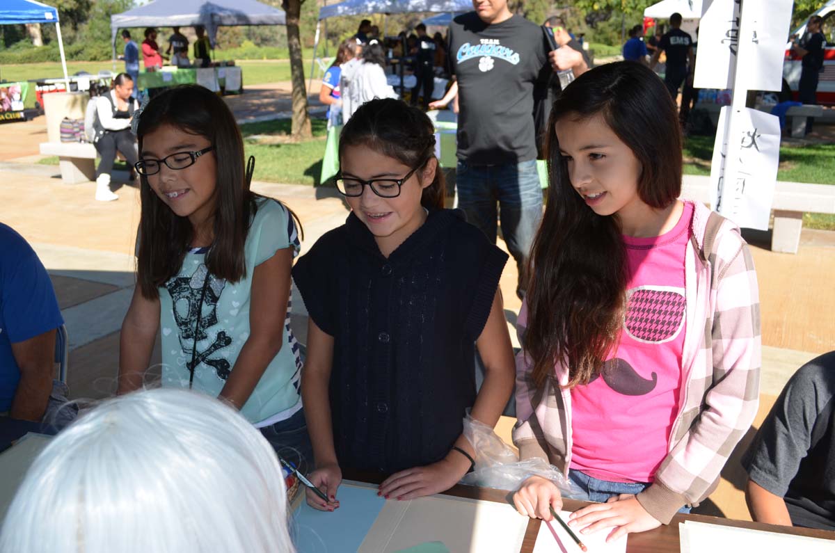 People enjoying Family Fest