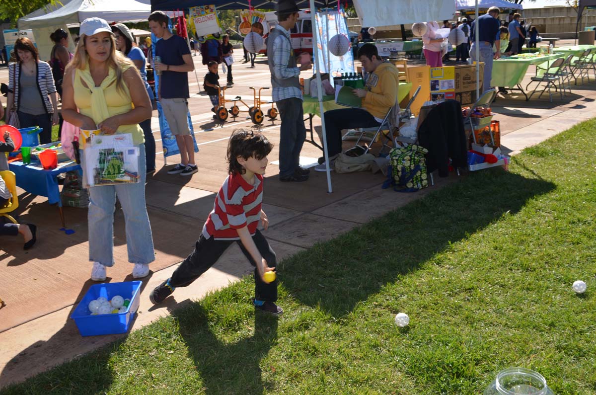 People enjoying Family Fest