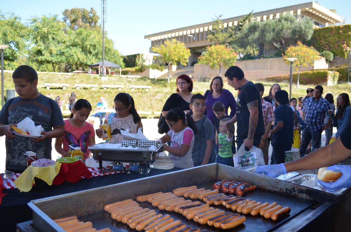 People enjoying Family Fest