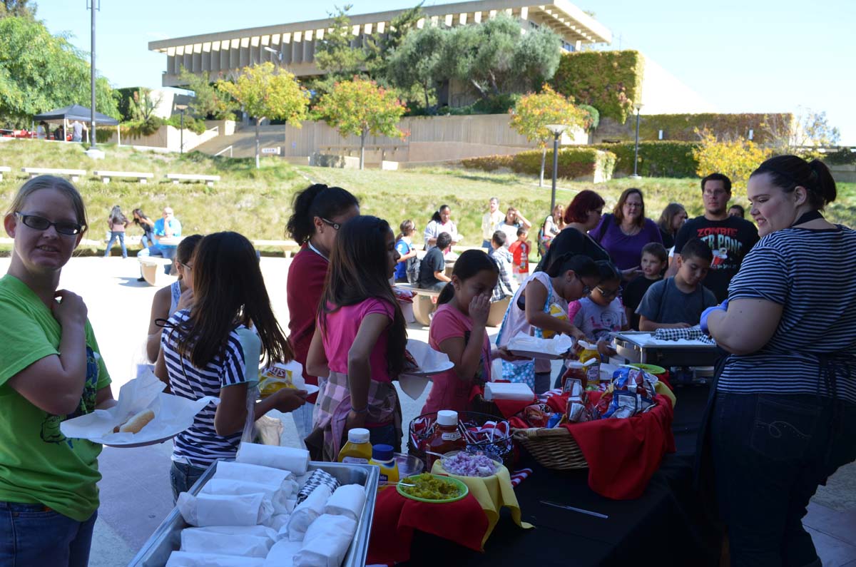 People enjoying Family Fest