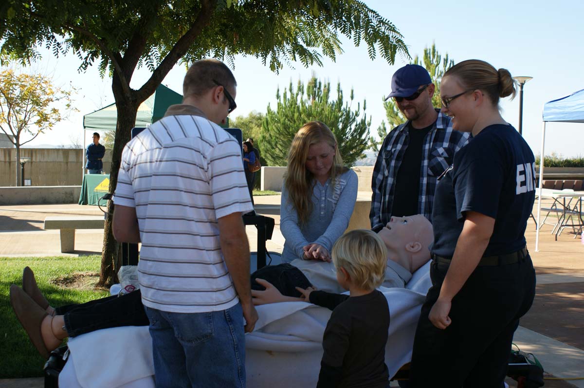 People enjoying Family Fest