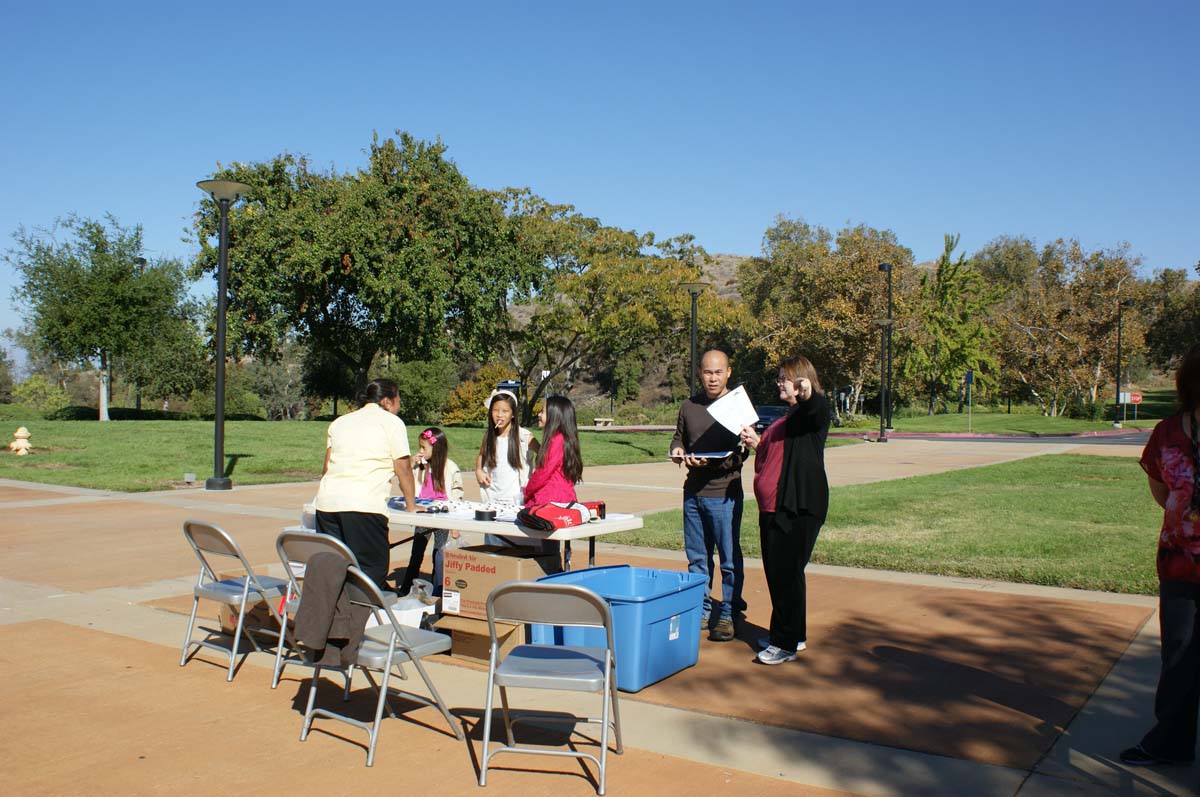 People enjoying Family Fest