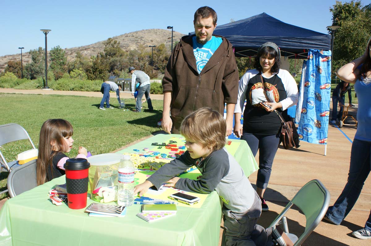 People enjoying Family Fest