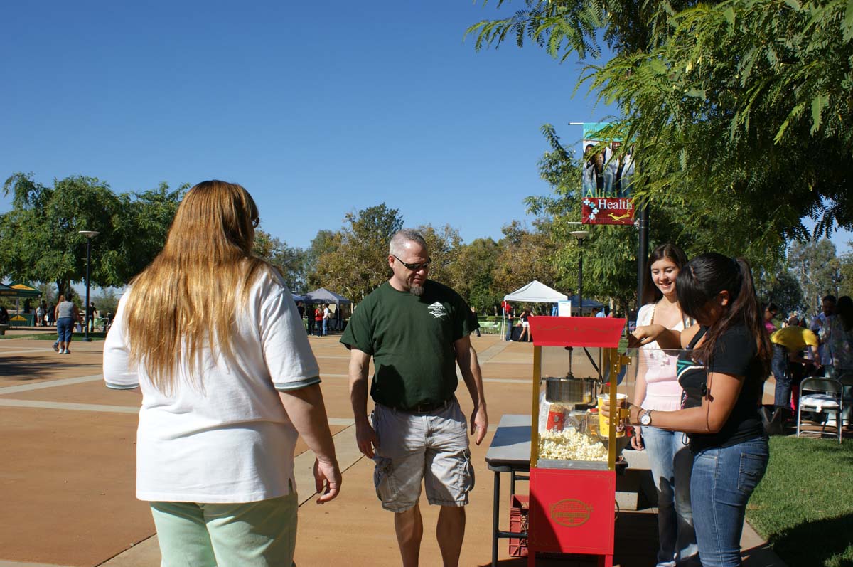 People enjoying Family Fest
