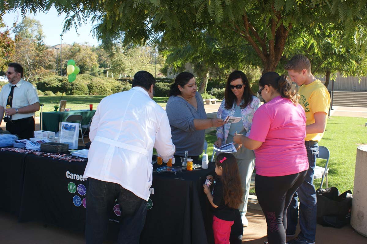 People enjoying Family Fest