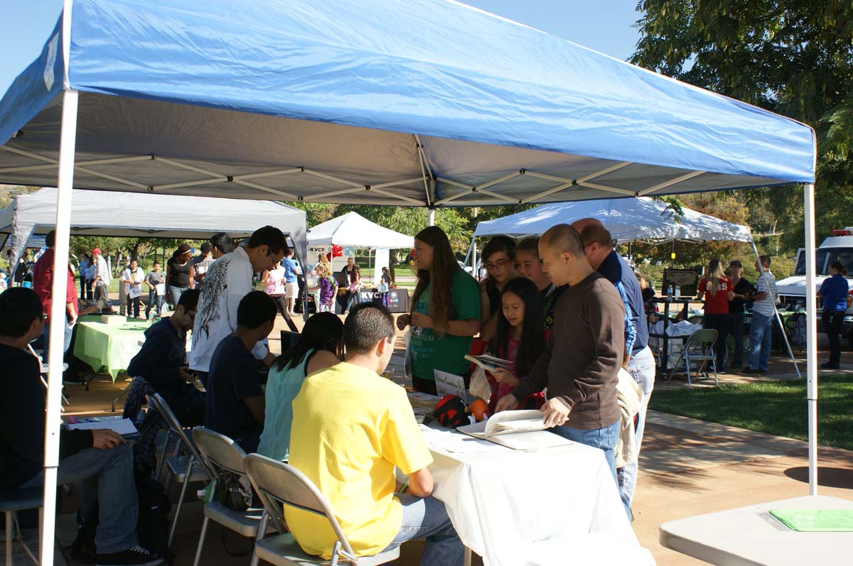 People enjoying Family Fest