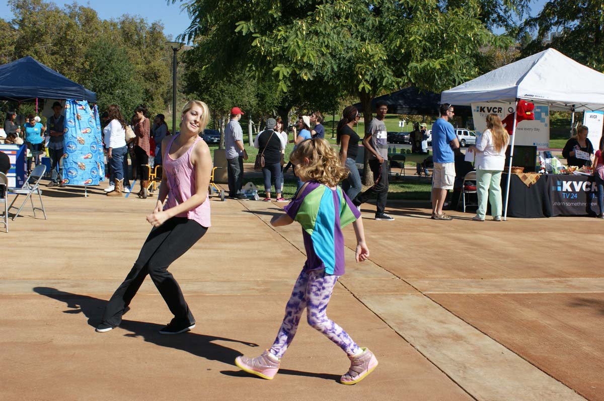 People enjoying Family Fest