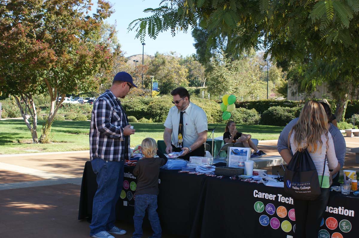 People enjoying Family Fest