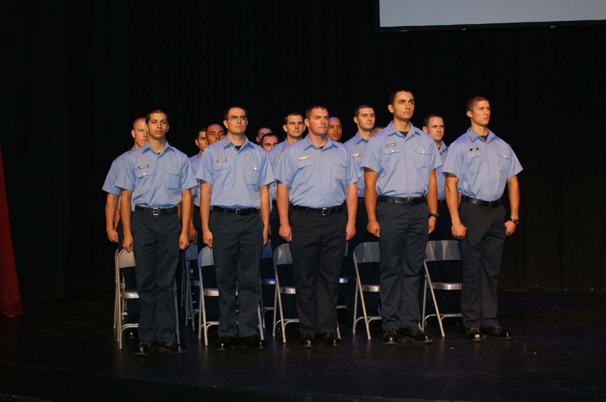 People at the Fire Academy Graduation
