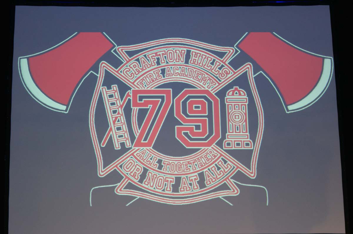 People at the Fire Academy Graduation