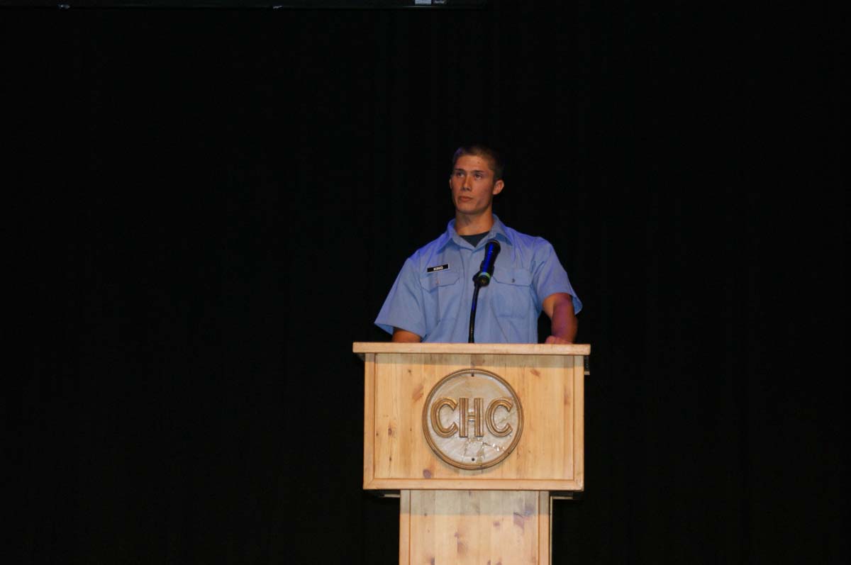 People at the Fire Academy Graduation