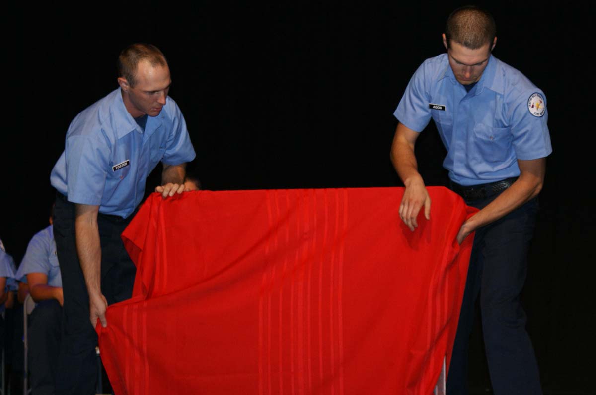People at the Fire Academy Graduation