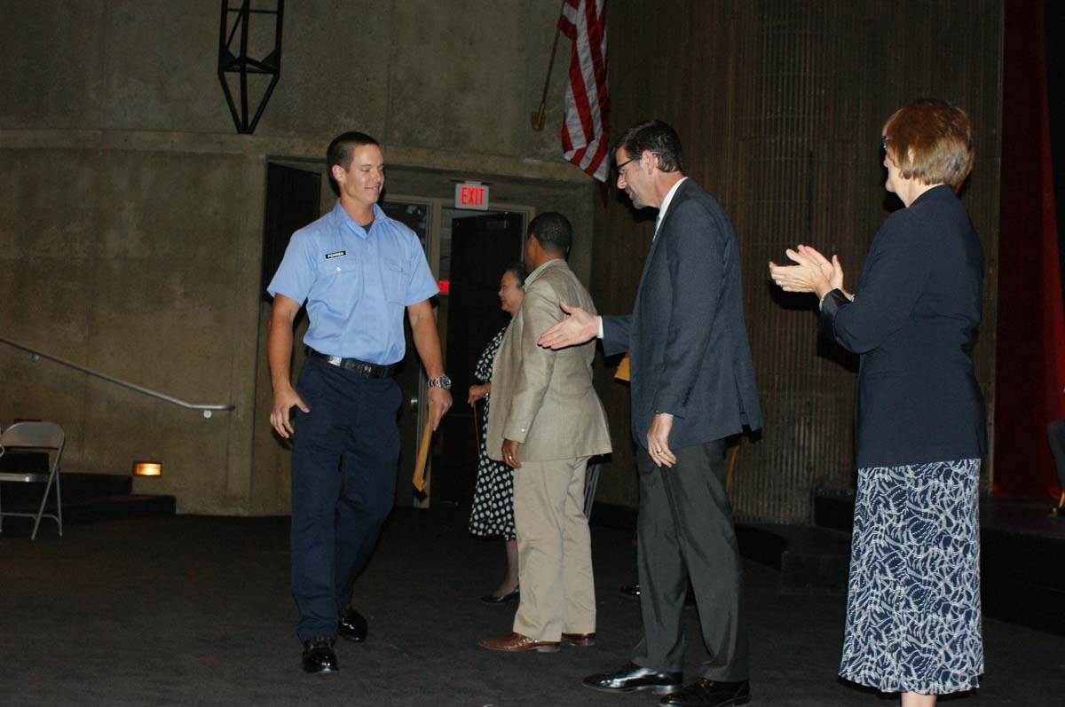 People at the Fire Academy Graduation