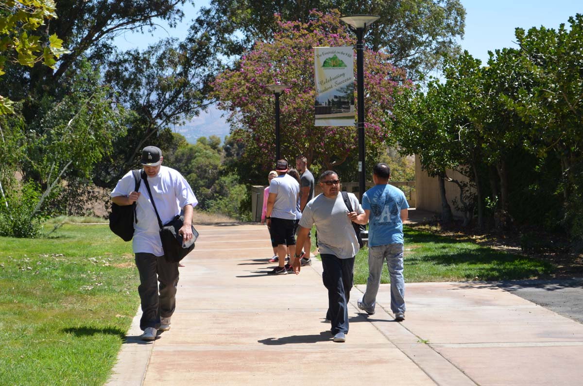 Students on the First Day of Class
