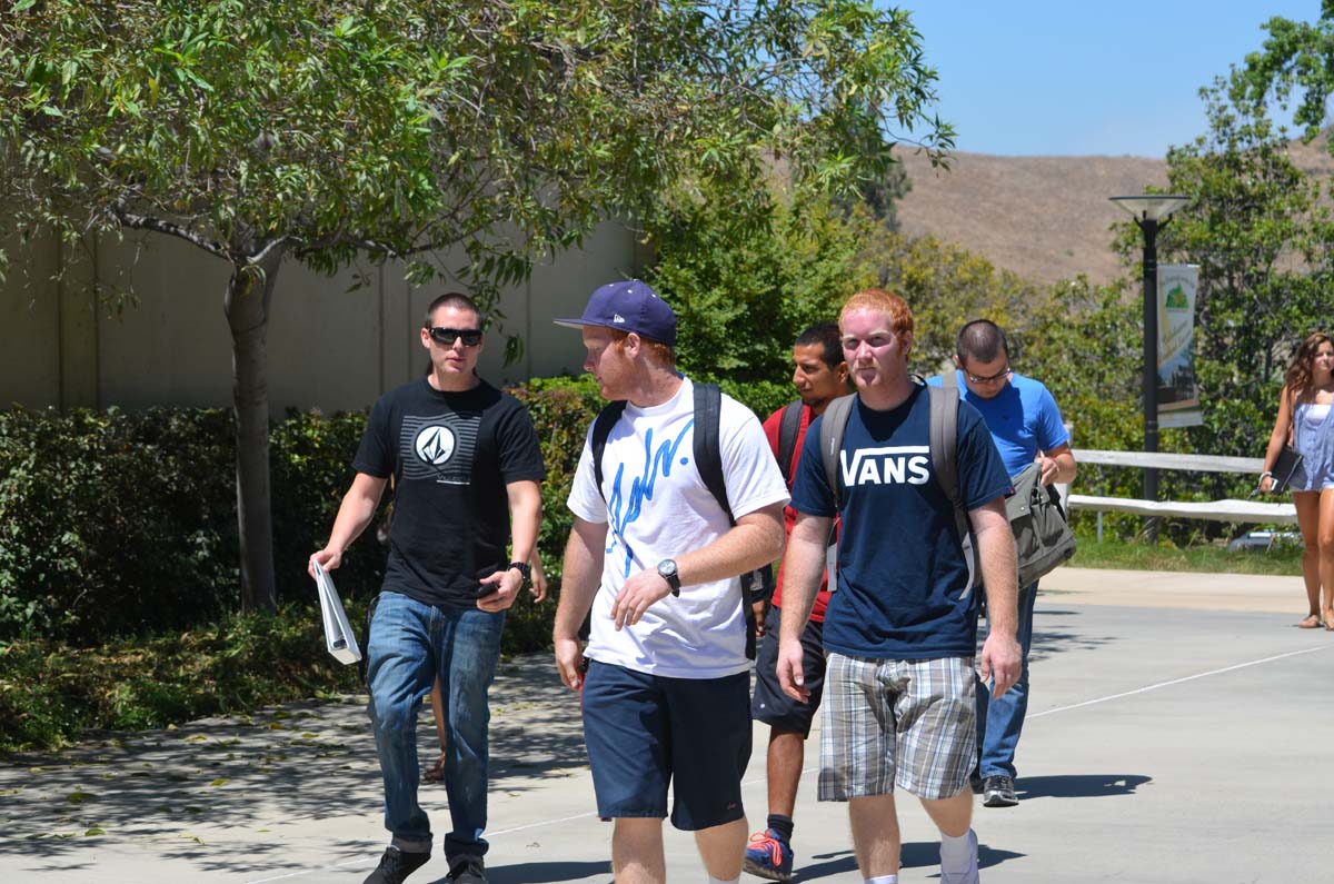 Students on the First Day of Class