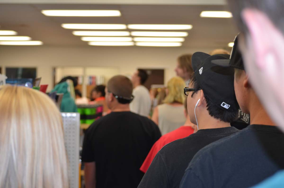 Students on the First Day of Class