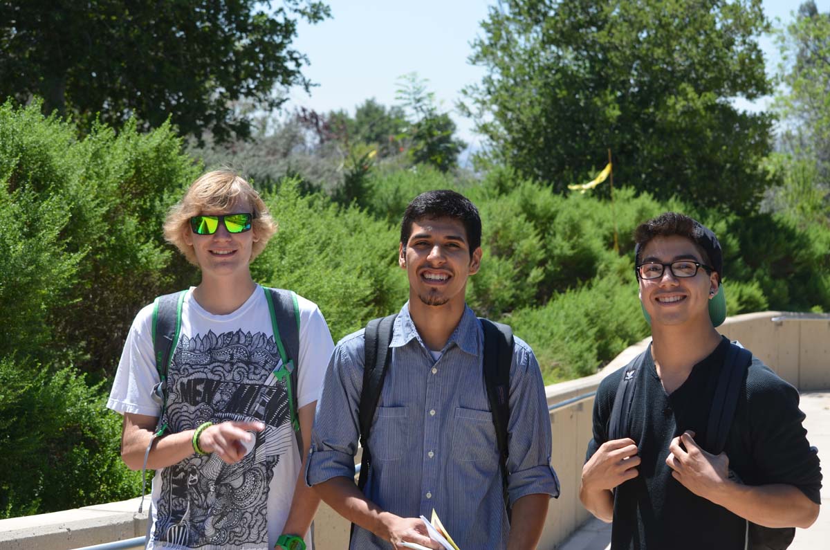 Students on the First Day of Class