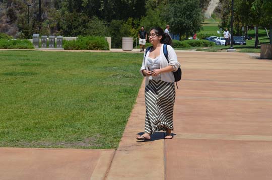 Students on the First Day of Class