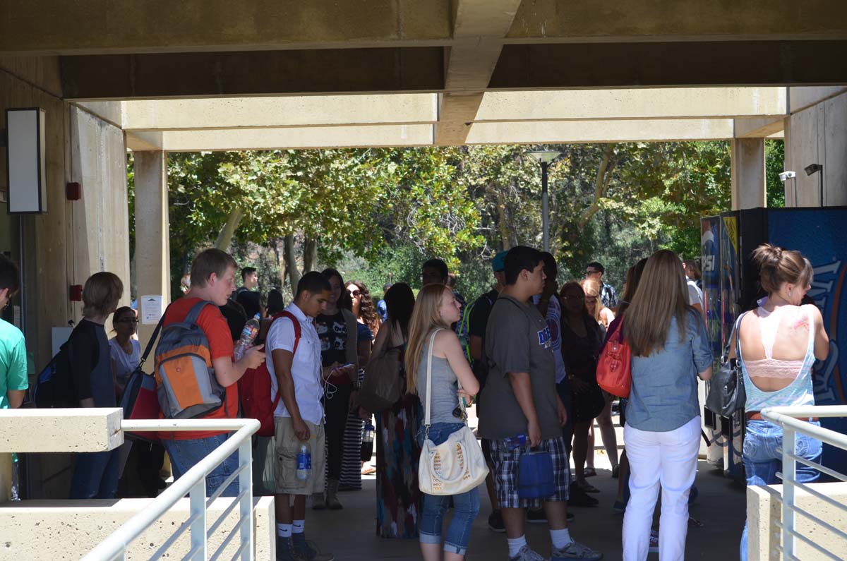 Students on the First Day of Class
