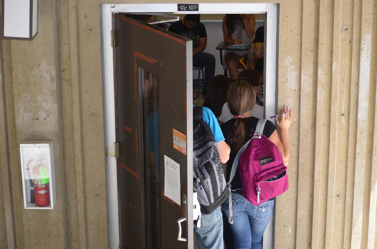 Students on the First Day of Class