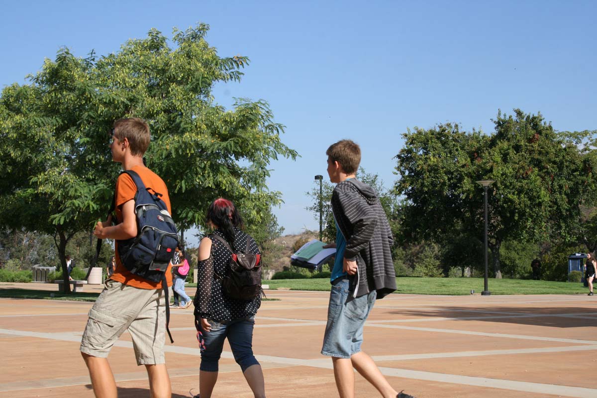Students on the First Day of Class