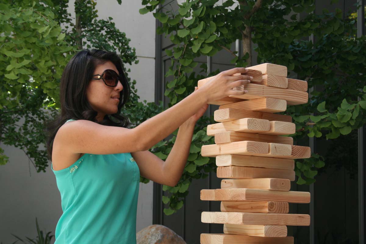 Giant Jenga: Tutoring Center Study Break - 2013 Photos Thumbnail