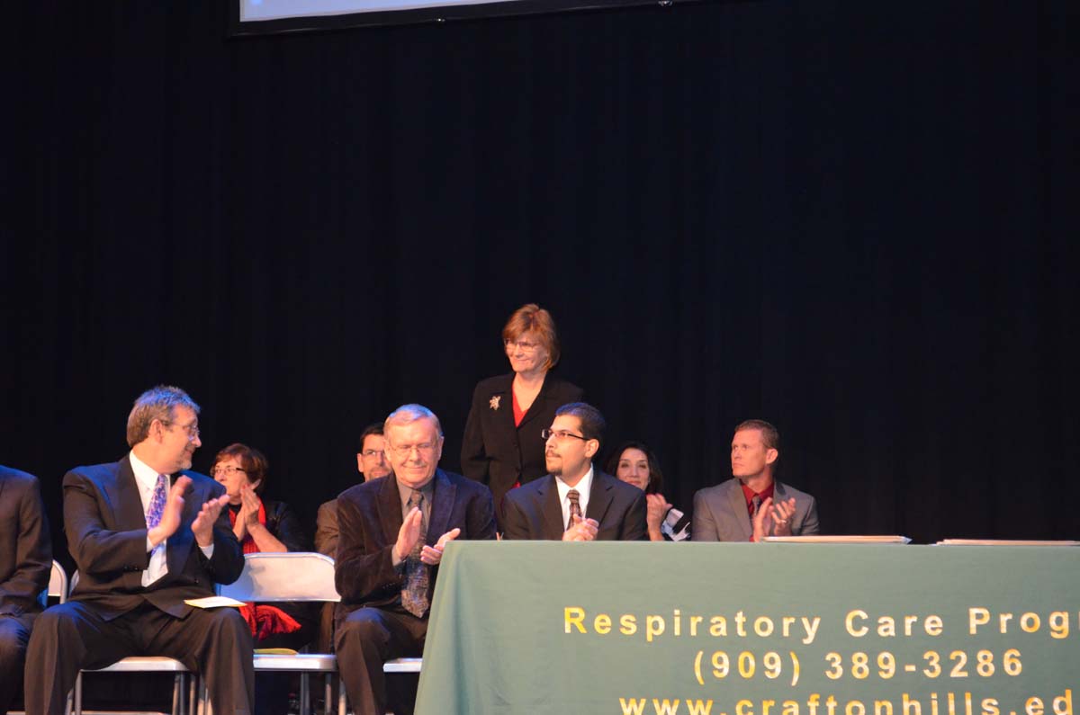 People at the Respiratory Care Graduation