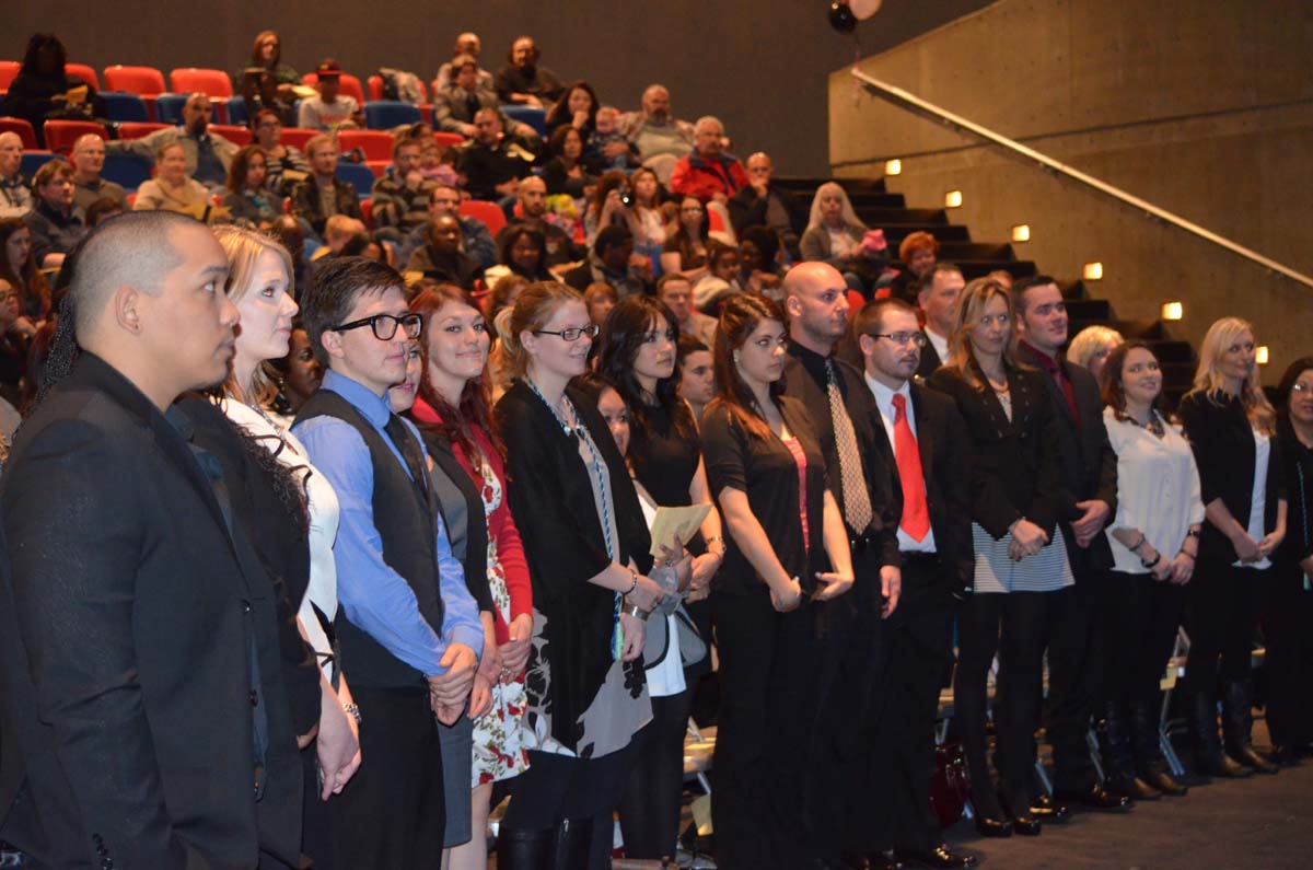 People at the Respiratory Care Graduation