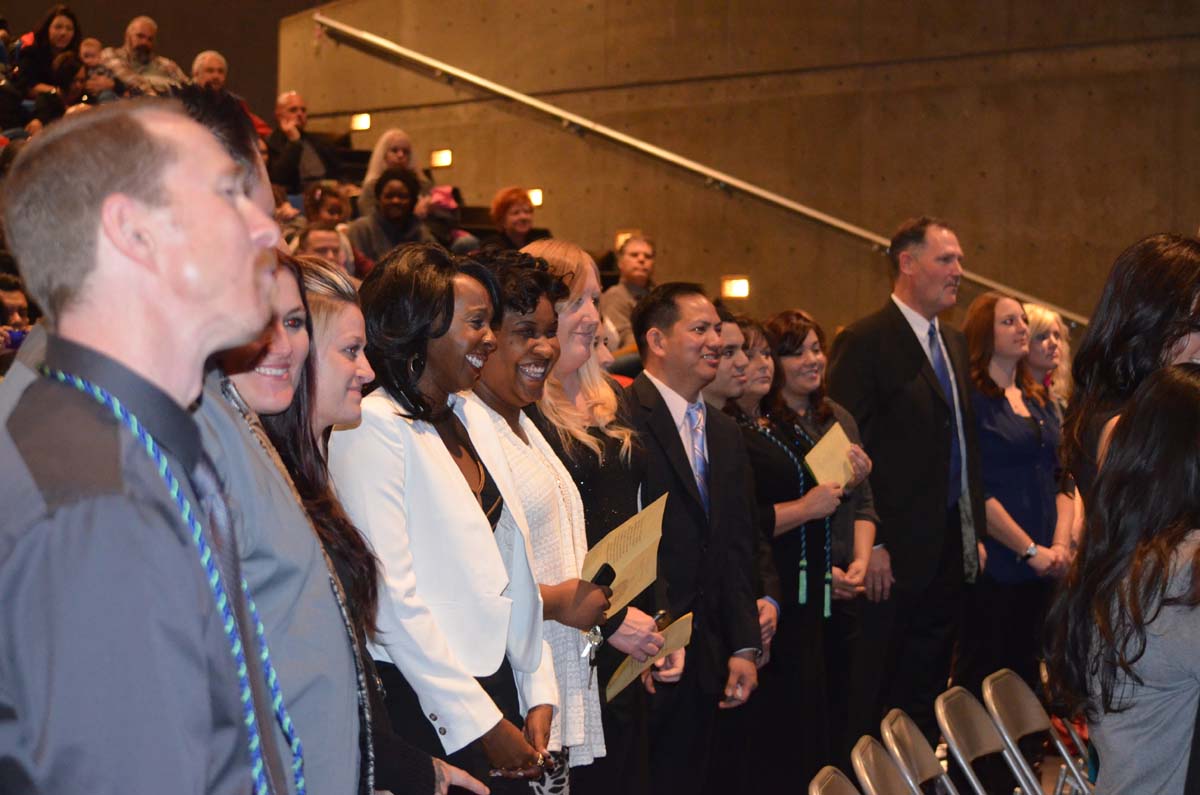 People at the Respiratory Care Graduation
