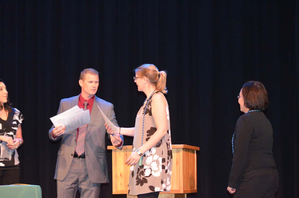 People at the Respiratory Care Graduation