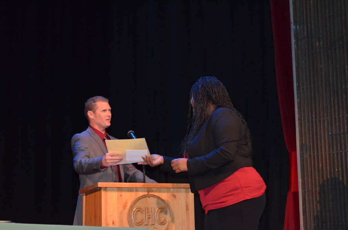 People at the Respiratory Care Graduation