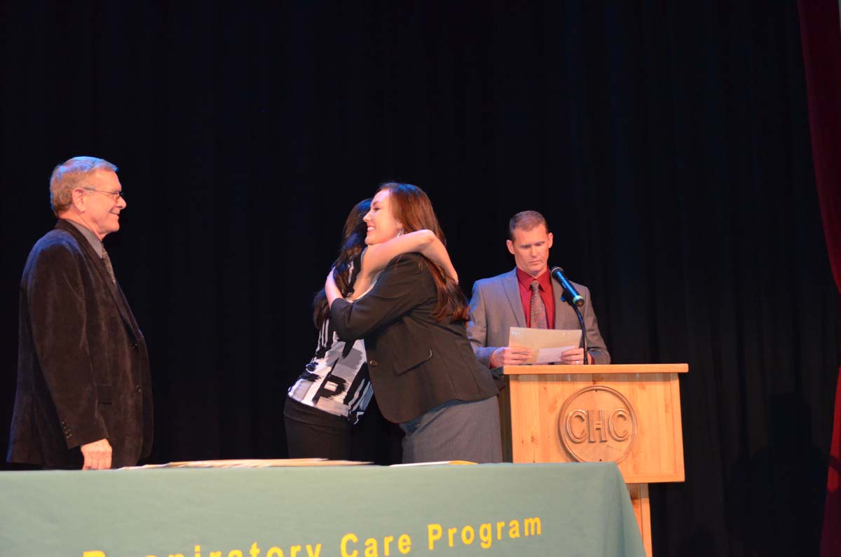 People at the Respiratory Care Graduation