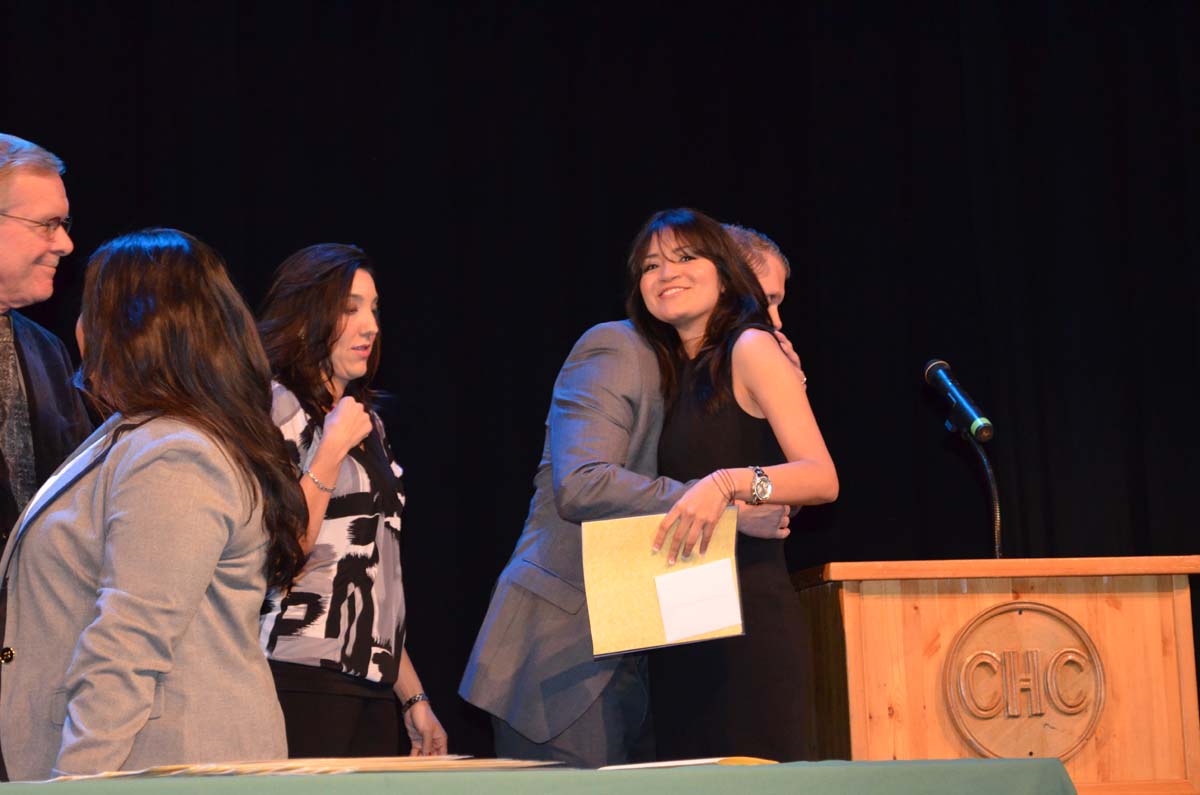 People at the Respiratory Care Graduation