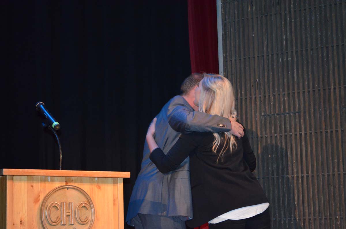 People at the Respiratory Care Graduation